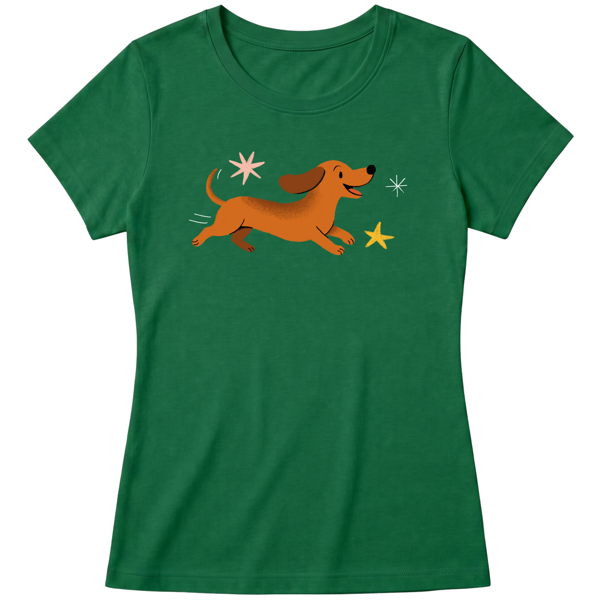 "Dachshund - salsicha" Blusa Baby Look