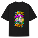 "Camiseta Oversized Cristã Salmo 23:1 | DÓKAH" Camiseta Oversized Suedine 220g