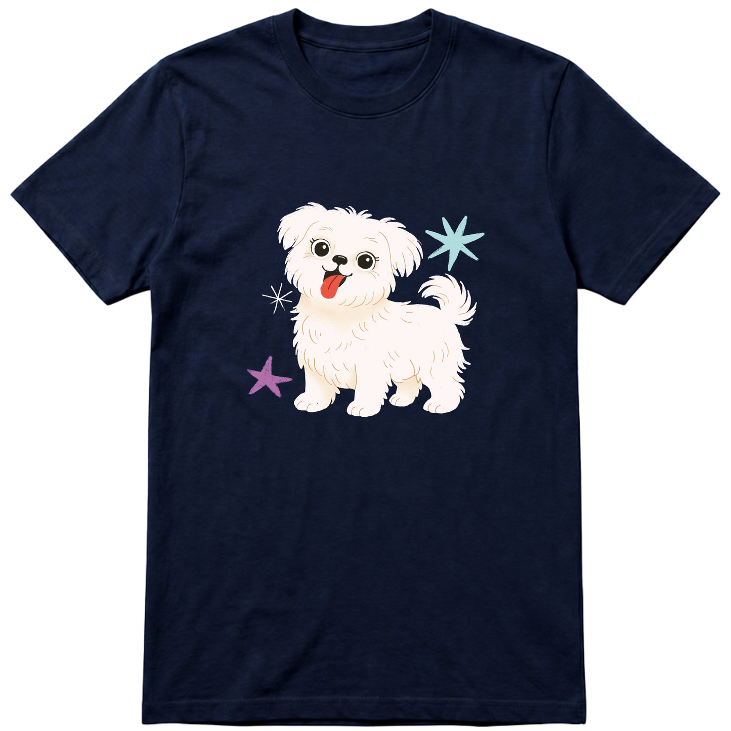 "Maltês" Camiseta Básica Unissex