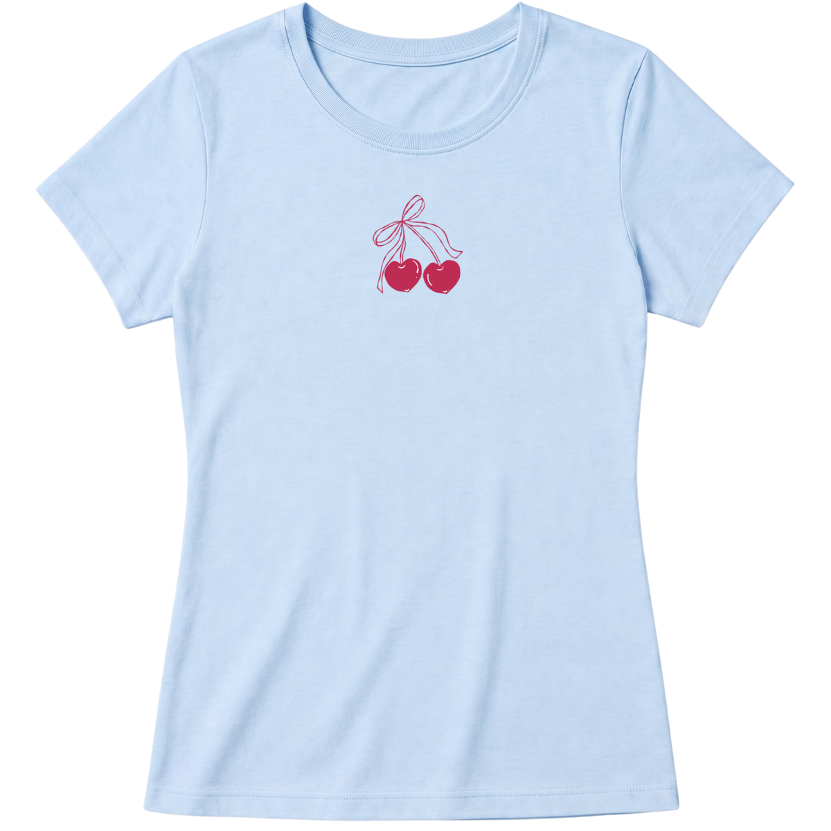 "Baby Look Pinky Cherry" Blusa Baby Look