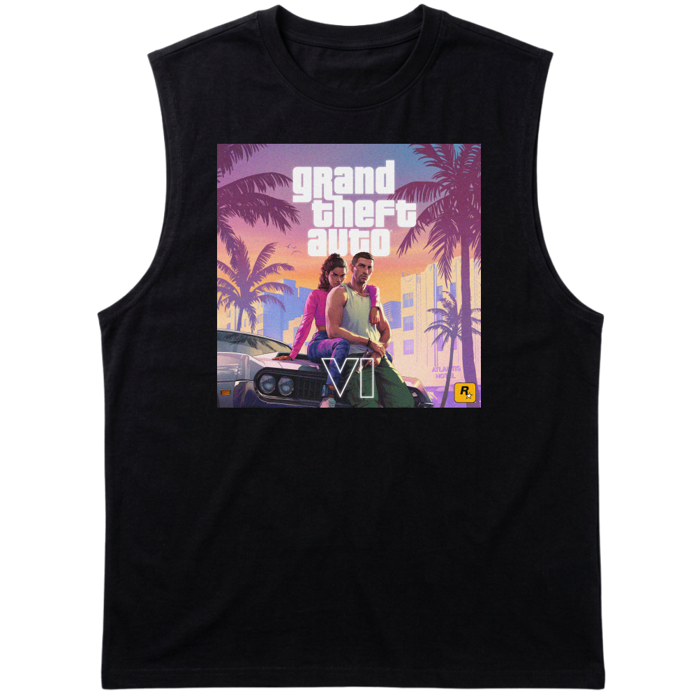 "VI.CE CITY THEMES" Tank Top Machão Suedine