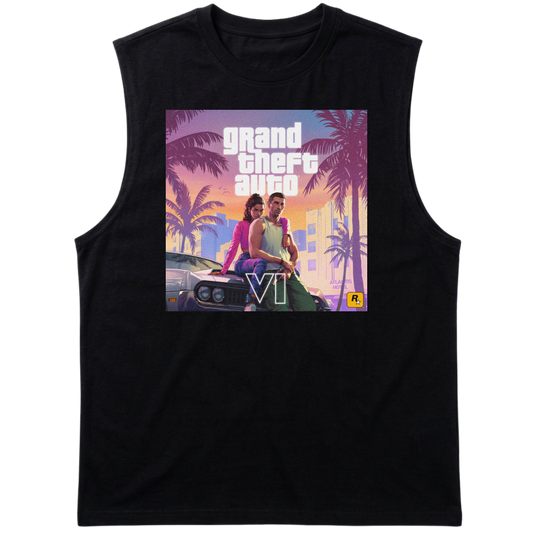 "VI.CE CITY THEMES" Tank Top Machão Suedine