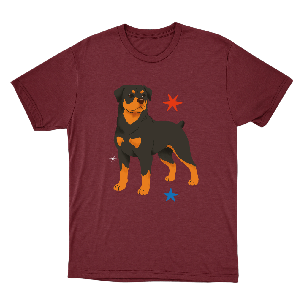"Rottweiler" Camiseta Básica Unissex