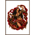 ""Cigana" Full Art - Quadro Filete" Quadro filete sem vidro acrílico