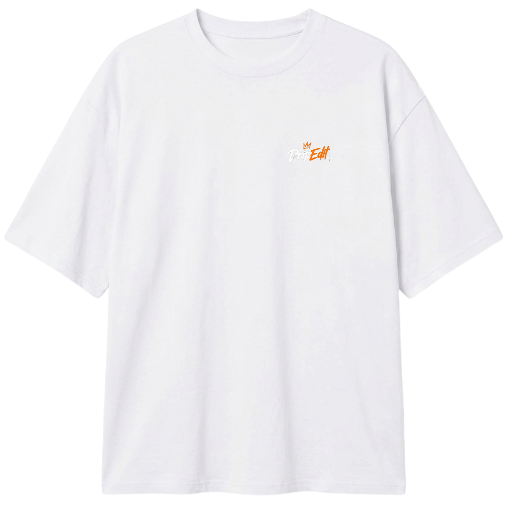 "Camiseta Oversized Classic DripEdit Leão" Camiseta Oversized Classic