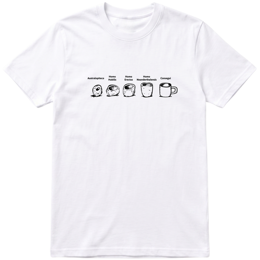 "evolução" Camiseta Básica Unissex