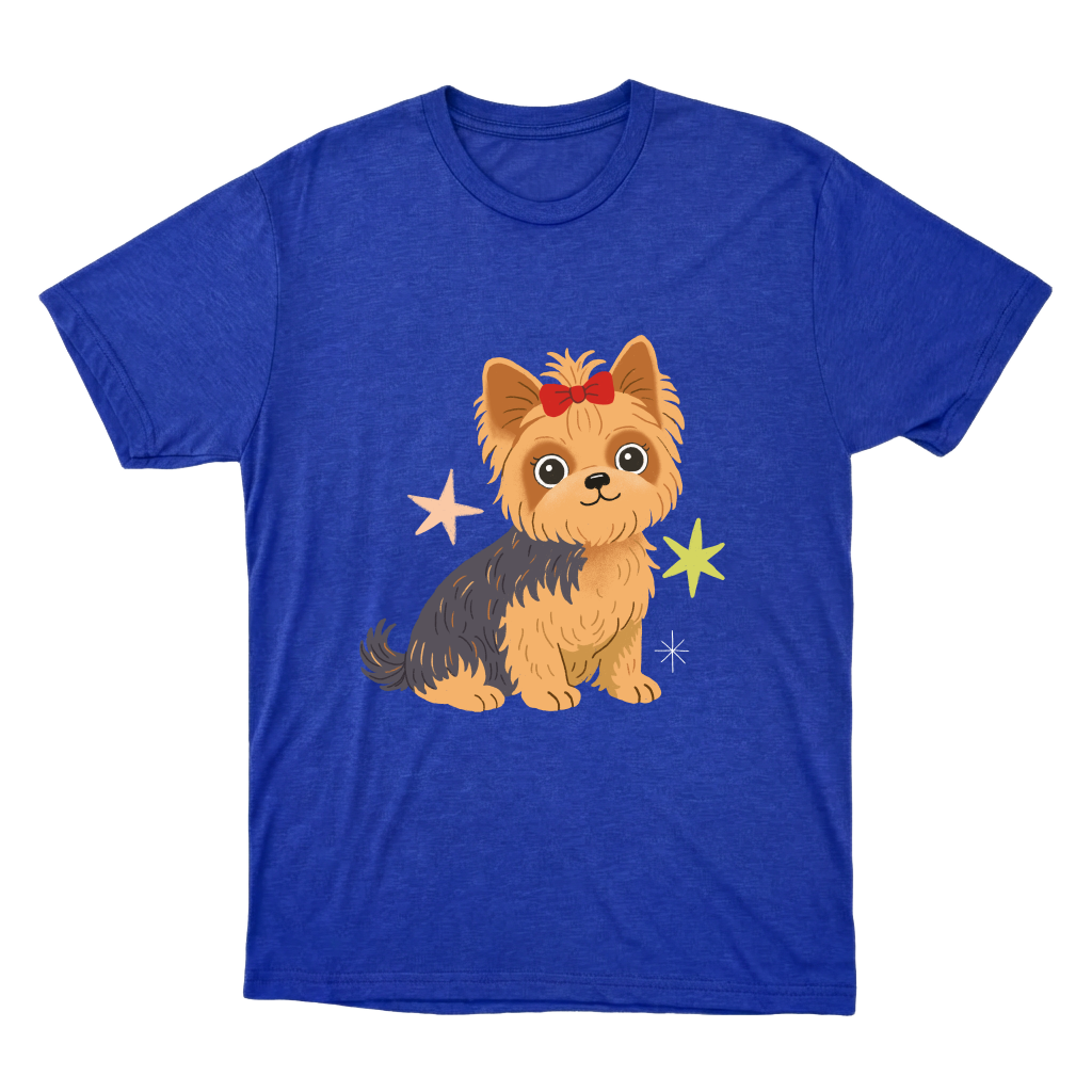 "Yorkshire terrier" Camiseta Básica Unissex