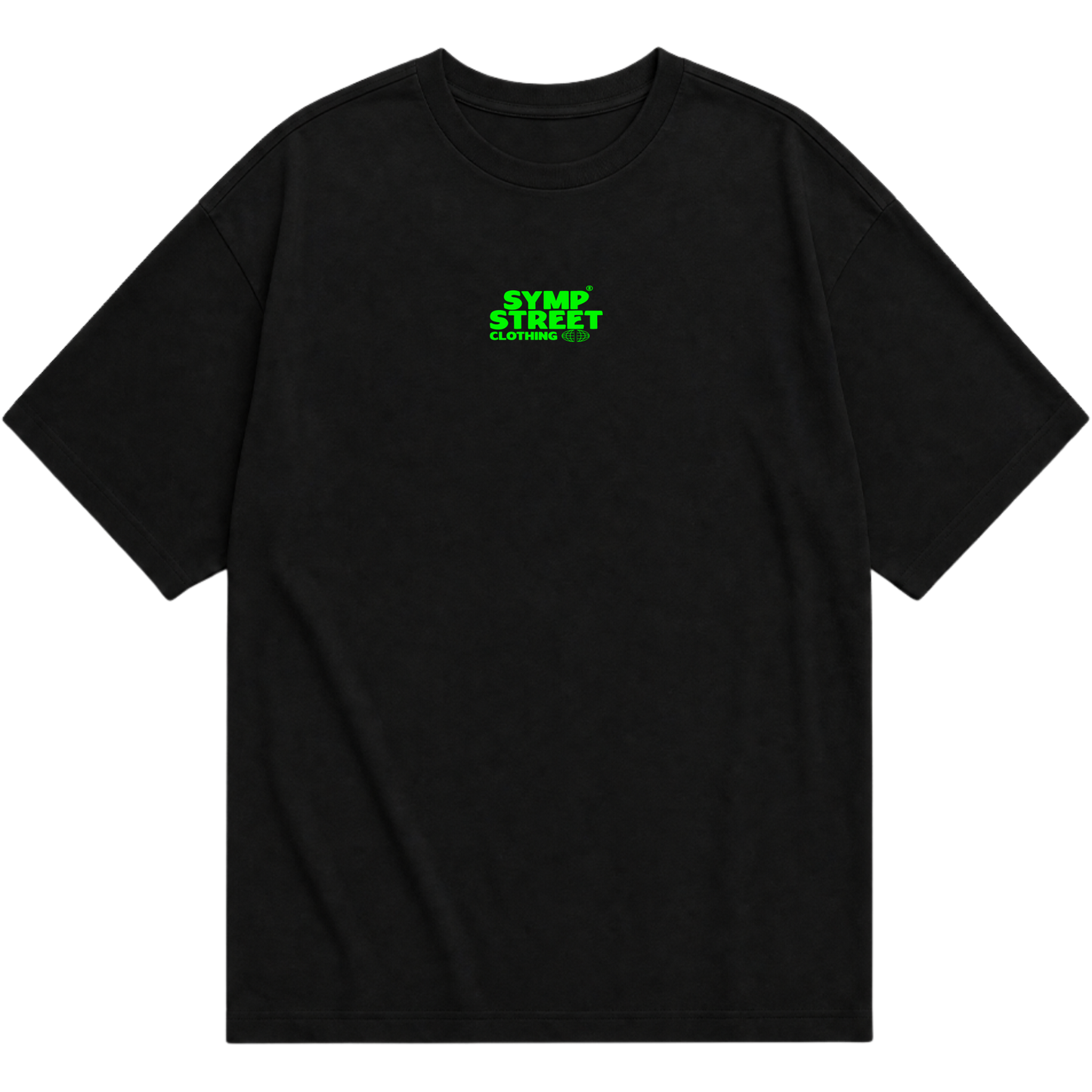 "Camiseta Oversized Cyber Cat - Street Symp" Oversized Básica 30.1