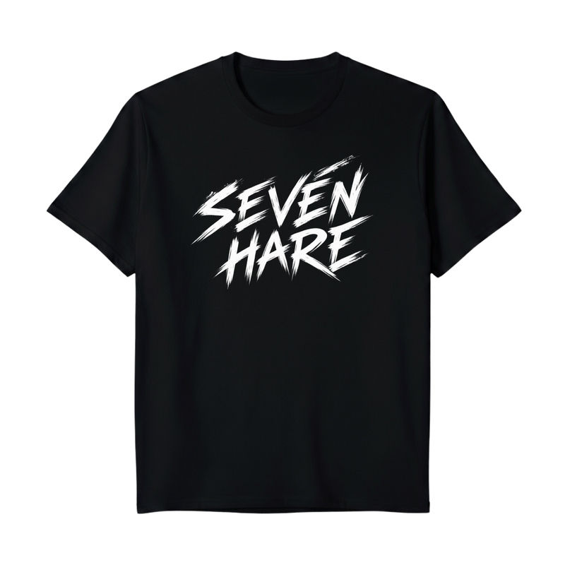 "Camiseta Seven Hare — Disciplina" Camiseta Premium Unissex Bunker Studios