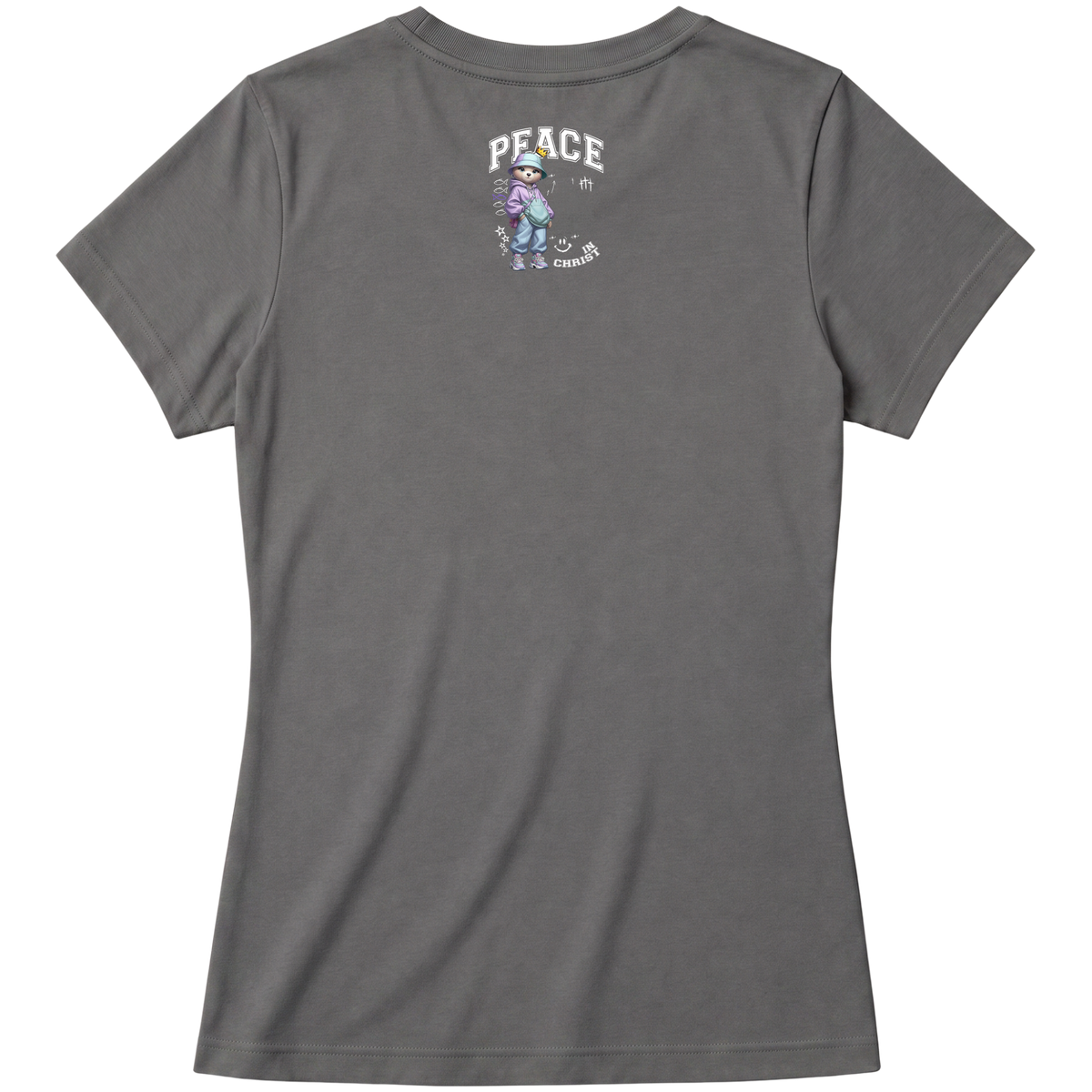 "Produto #009 Baby look PEACE IN CHRIST" Blusa Baby Look