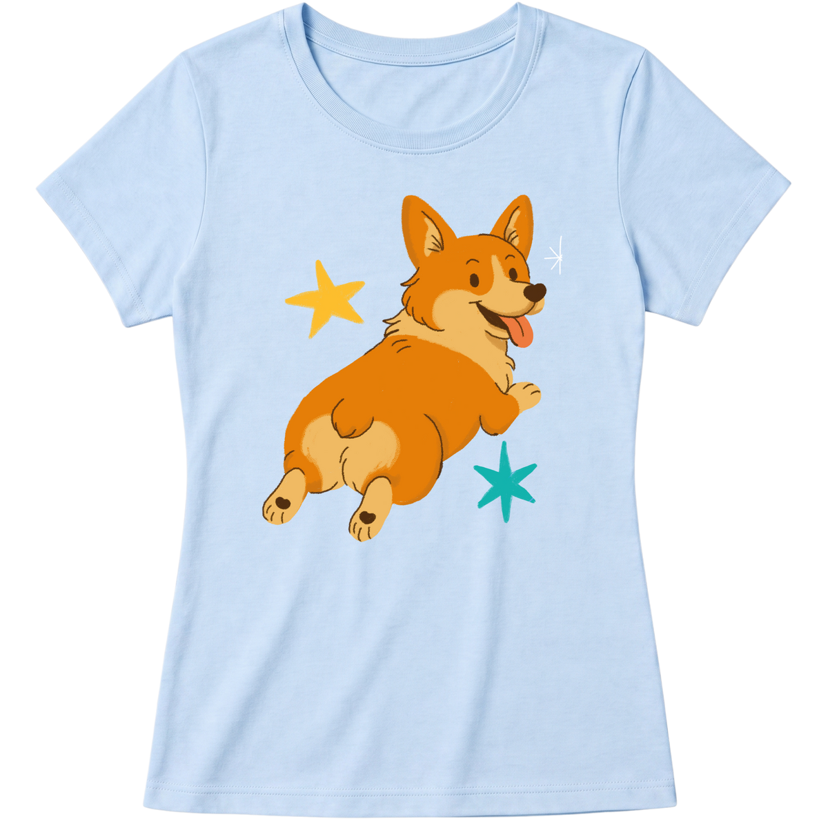 "Corgi" Blusa Baby Look