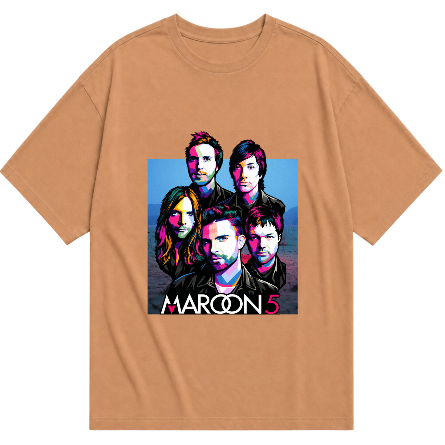 "Maroon 5 - Colors" Camiseta Oversized Básica