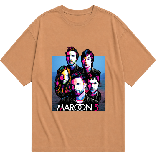 "Maroon 5 - Colors" Camiseta Oversized Básica