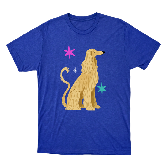 "Galgo afegão" Camiseta Básica Unissex
