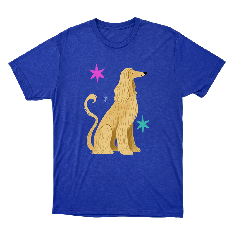 "Galgo afegão" Camiseta Básica Unissex