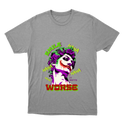 "Camiseta SMILE IT GETS WORSE - Coringa" Camiseta Básica Unissex