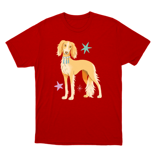 "Saluki" Camiseta Básica Unissex