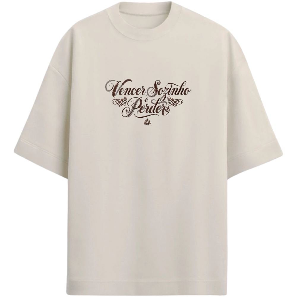 "FENDS -- Vencer sozinho é perder" Camiseta Oversized Premium