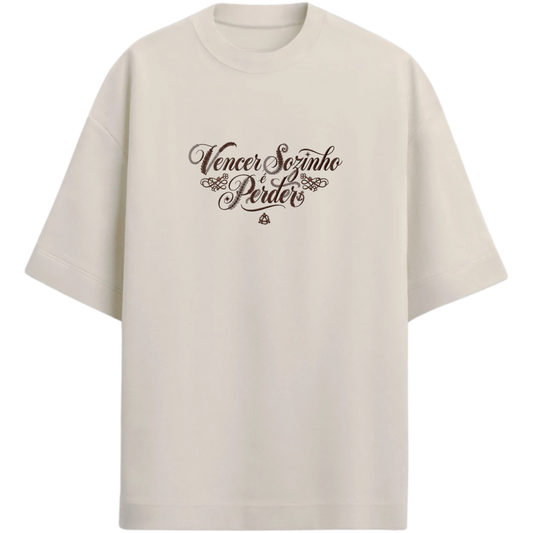"FENDS -- Vencer sozinho é perder" Camiseta Oversized Premium