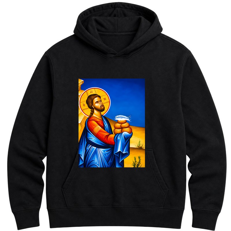 "Moletom Hoodie Essential A Multiplicação dos Pães" Moletom Premium