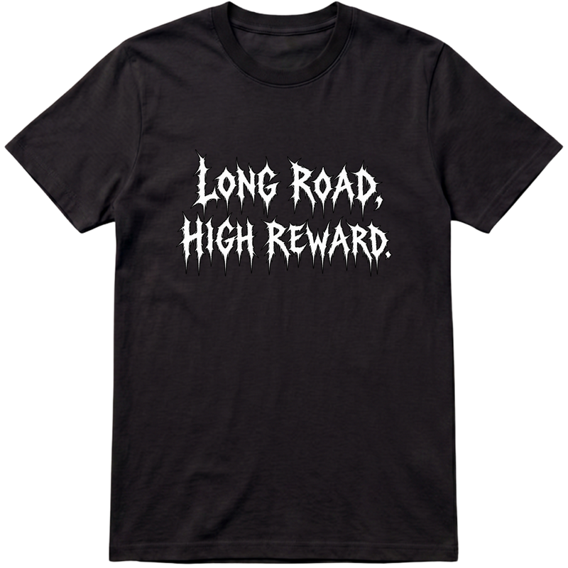 "LONG ROAD da GameFicou" Camiseta Premium Unissex Bunker Studios