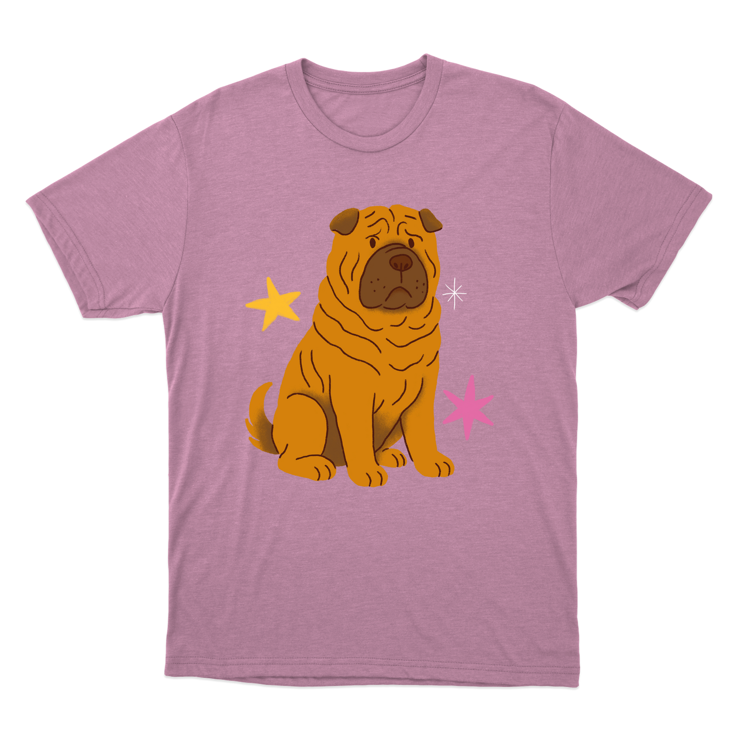 "Sharpei" Camiseta Básica Unissex