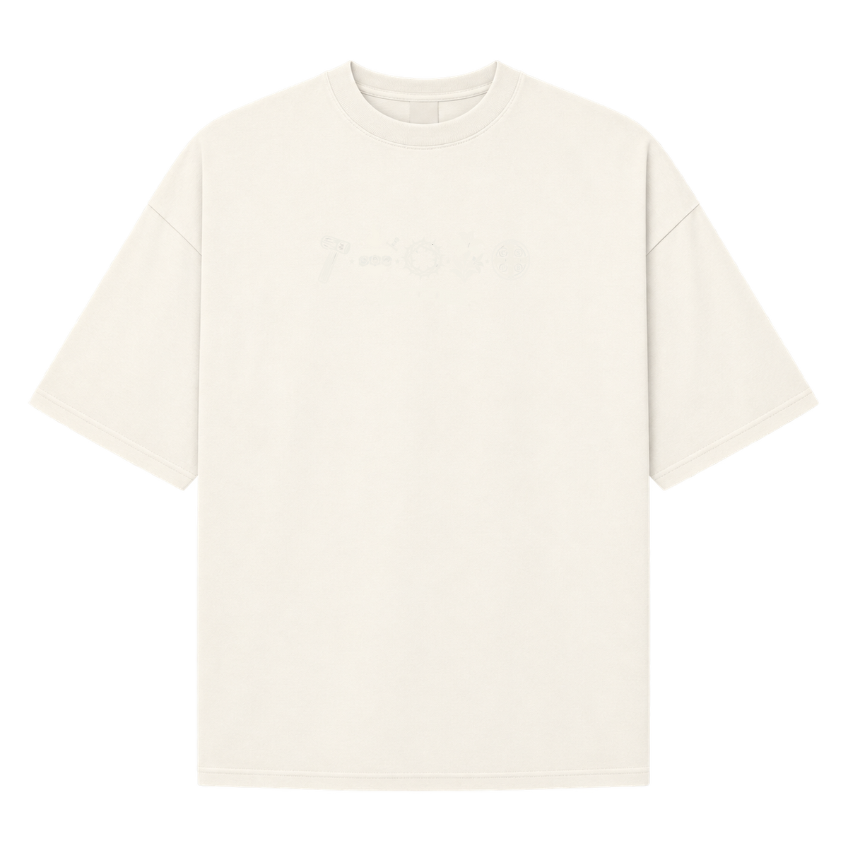 "2 TIMÓTEO 1:12" Camiseta Oversized Suedine 220g
