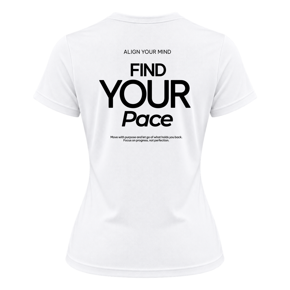 "Camiseta Find Your Pace Dryfit Feminina Basic" Camiseta Dryfit Feminina Basic
