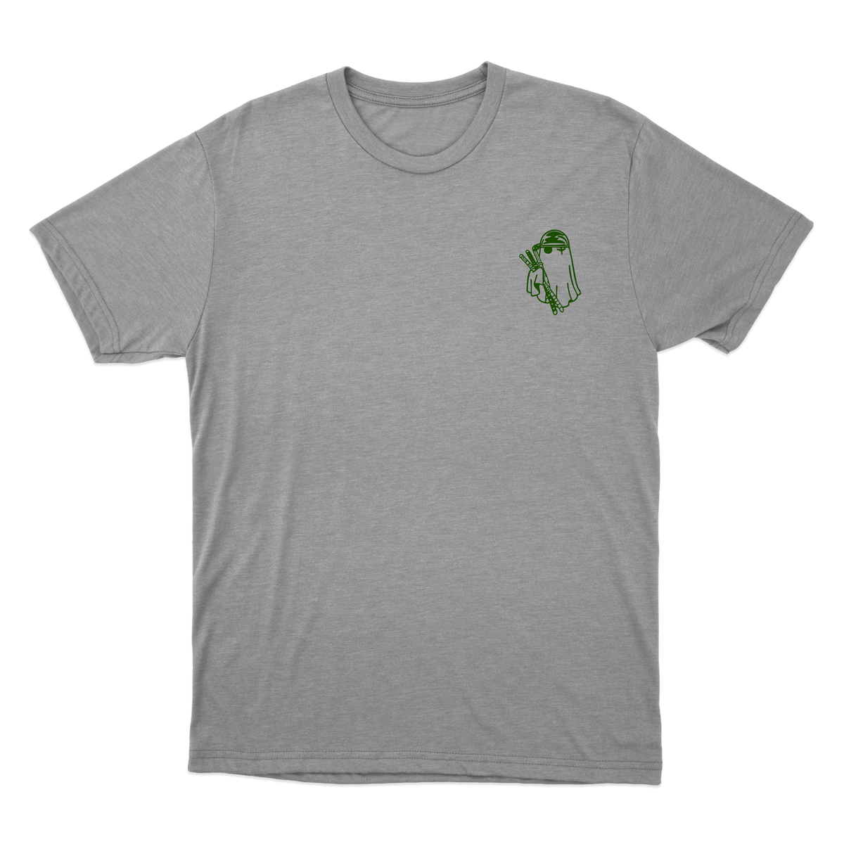 "Camiseta Zoro Fantasma — One Piece" Camiseta Básica Unissex