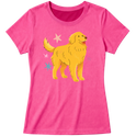 "Golden retrivier" Blusa Baby Look