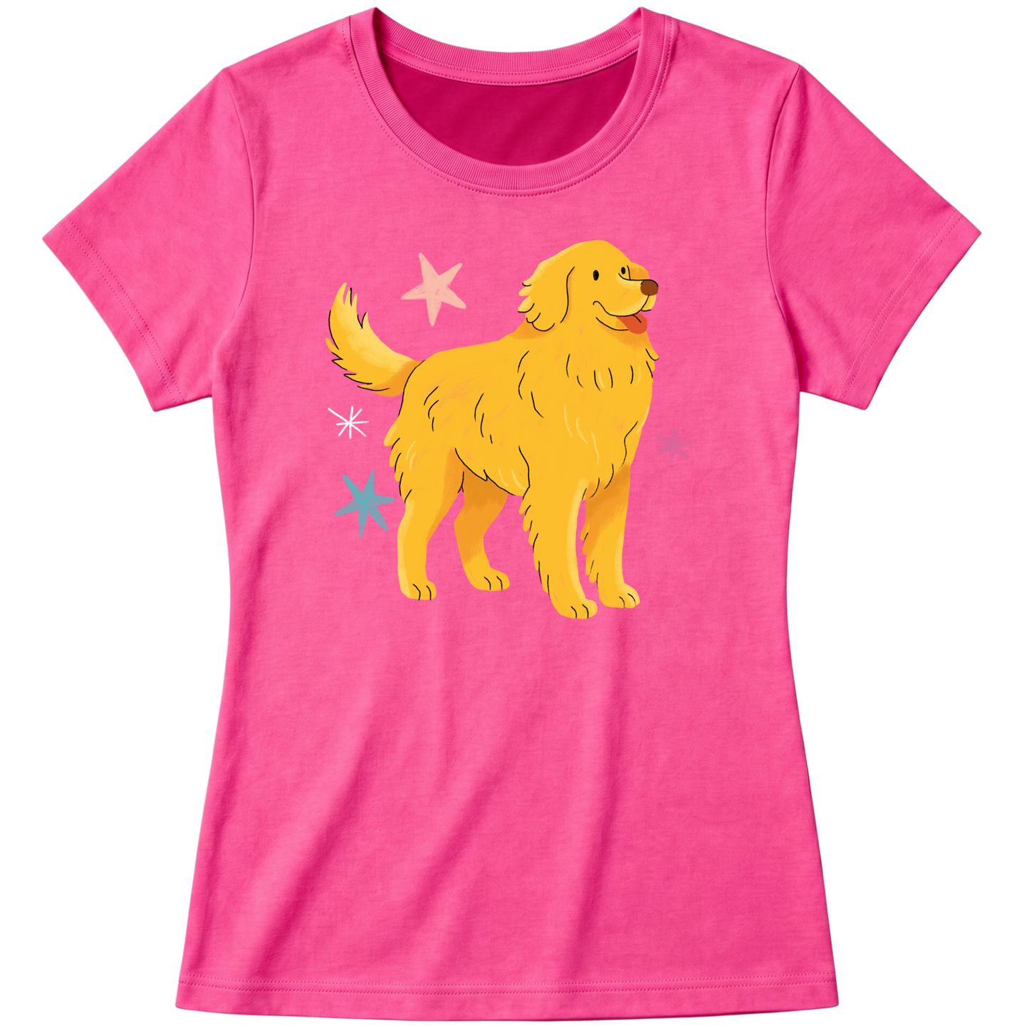 "Golden retrivier" Blusa Baby Look