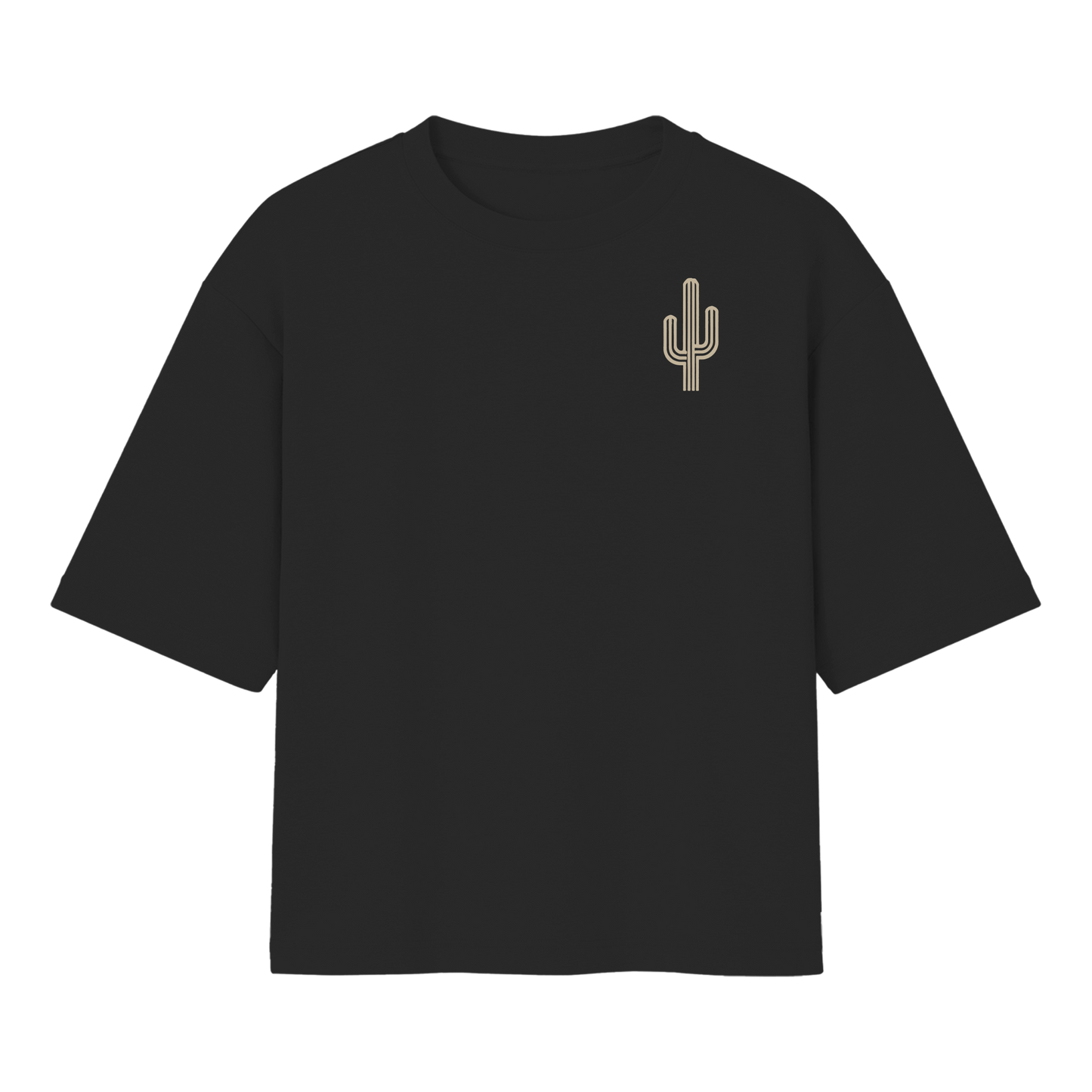 "Camiseta Oversized Floresce no Seco" Oversized Básica 30.1