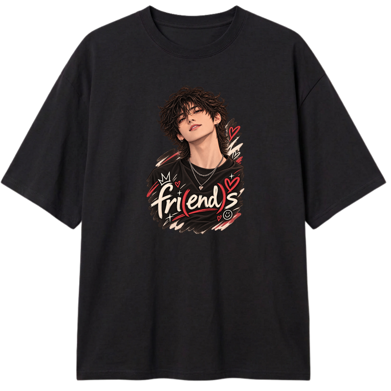 "Friends streetwear" Camiseta Oversized Classic