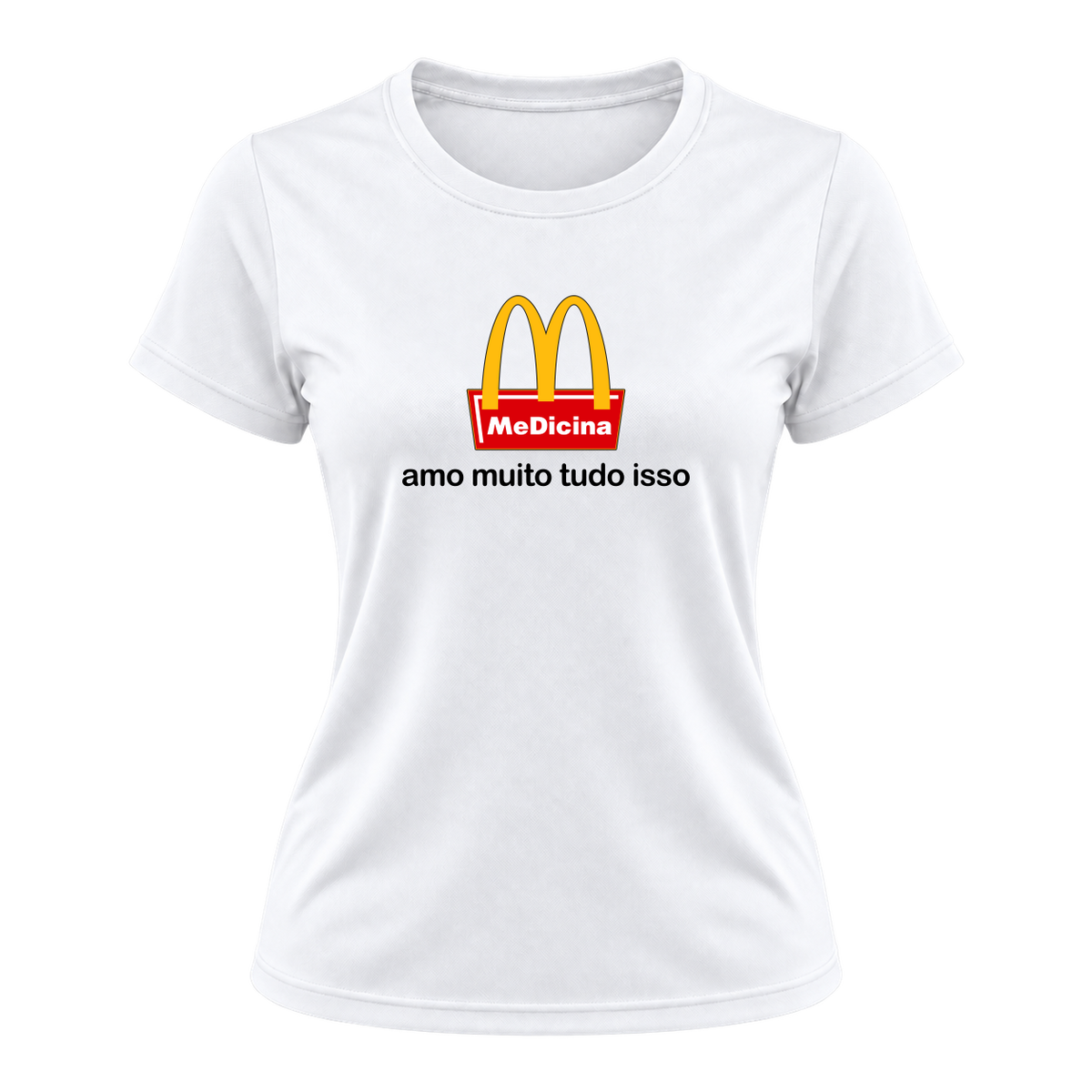 "MeDicina SOS Luma" Camiseta Dryfit Feminina Basic