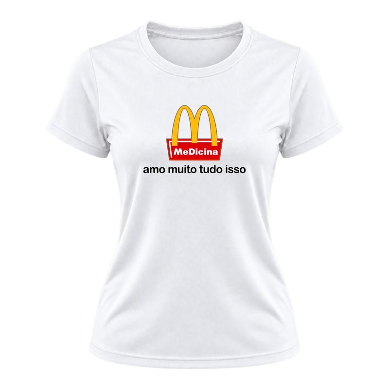 "MeDicina SOS Luma" Camiseta Dryfit Feminina Basic