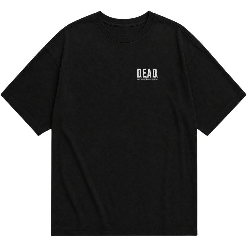 "Camiseta Dead Flag" Camiseta Oversized Básica
