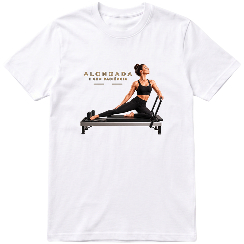"Alongada" Camiseta regular básica