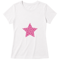 "Baby Look Pinky Star" Blusa Baby Look