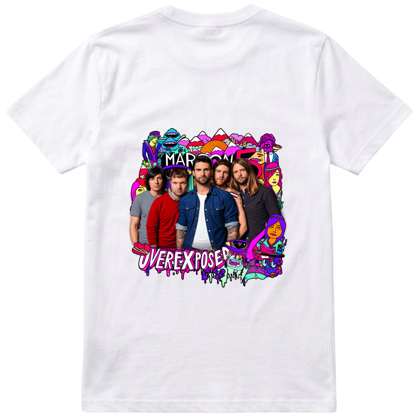"Maroon 5 — Overexposed" Camiseta Premium Unissex