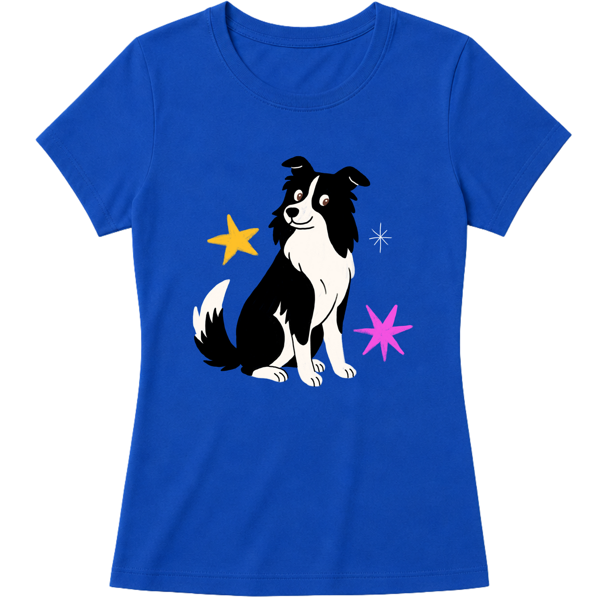 "Border collie" Blusa Baby Look
