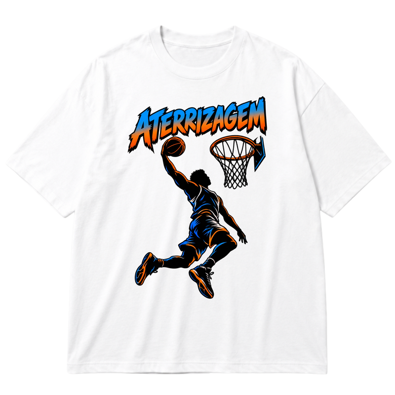 "Basquete / Basketball #003" Oversized Premium 96% algodão 4% Elastano