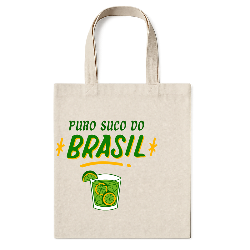 "Ecobag Puro suco do Brasil" Ecobag