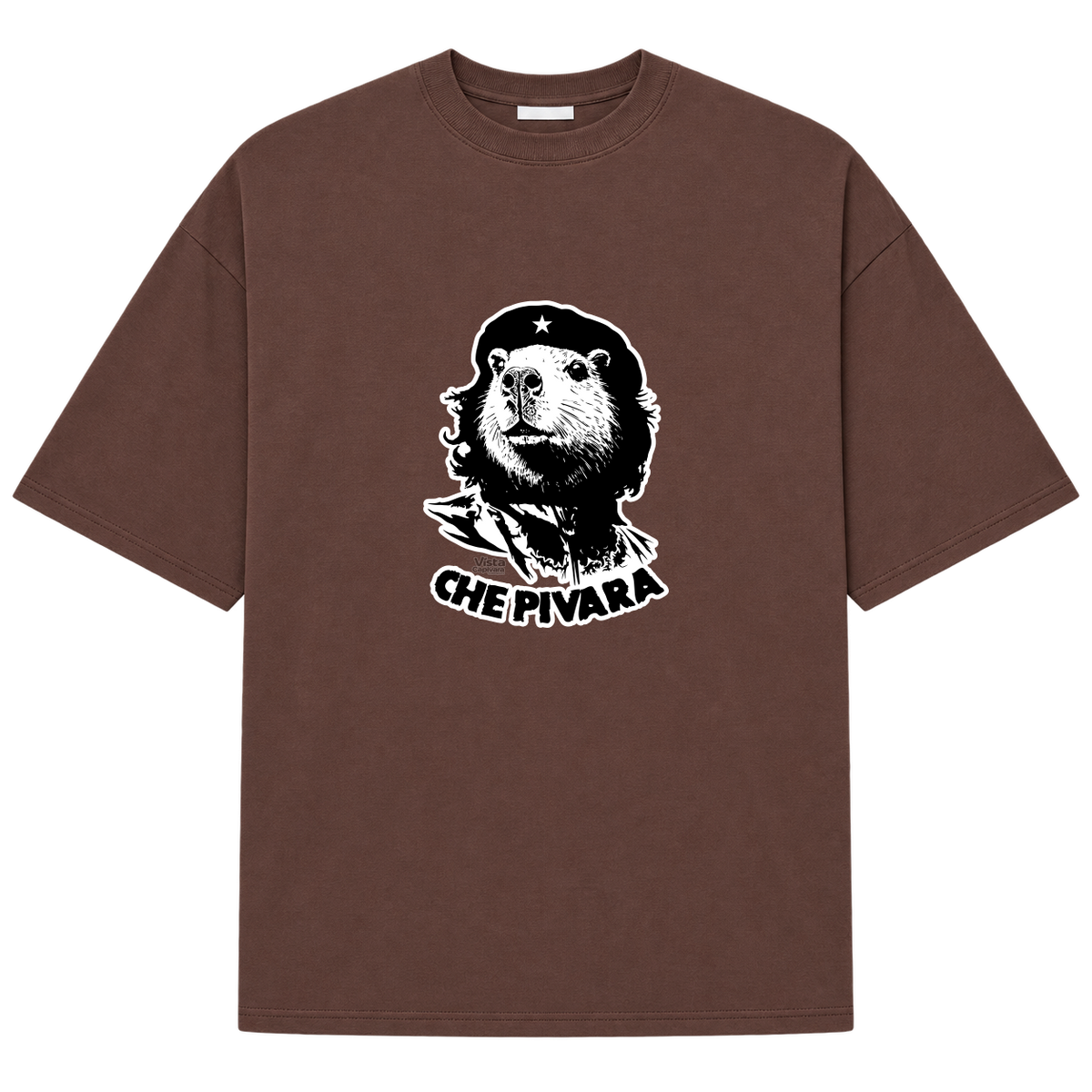 "Che Pivara DTG" Camiseta Oversized Suedine 220g