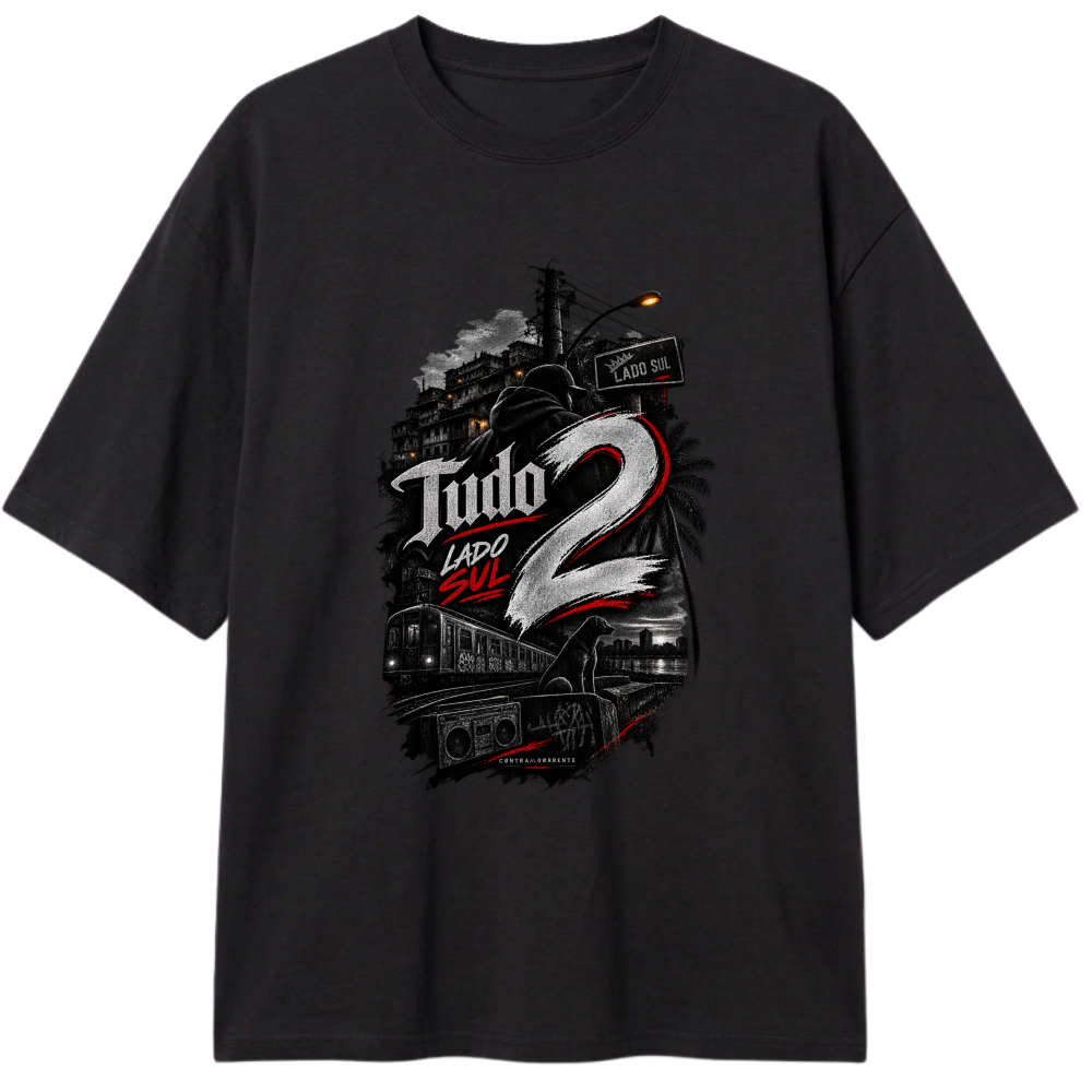 "Oversized Classic #013 - CØNTRAACØRRENTE" Camiseta Oversized Classic