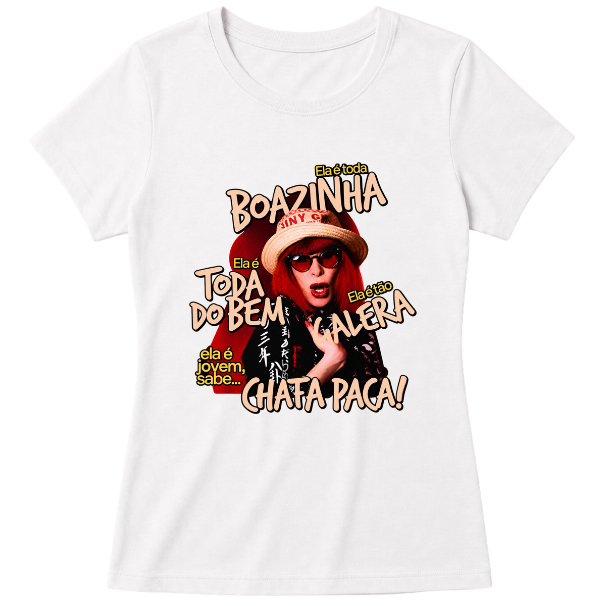 "Baby Look Classic - Toda Boazinha" Blusa Baby Look