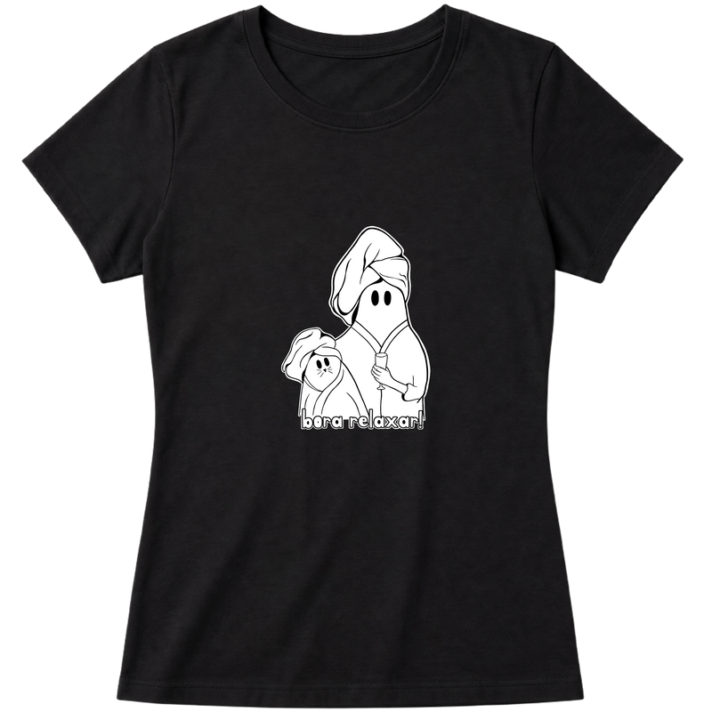 "Bora Relaxar" Blusa Baby Look