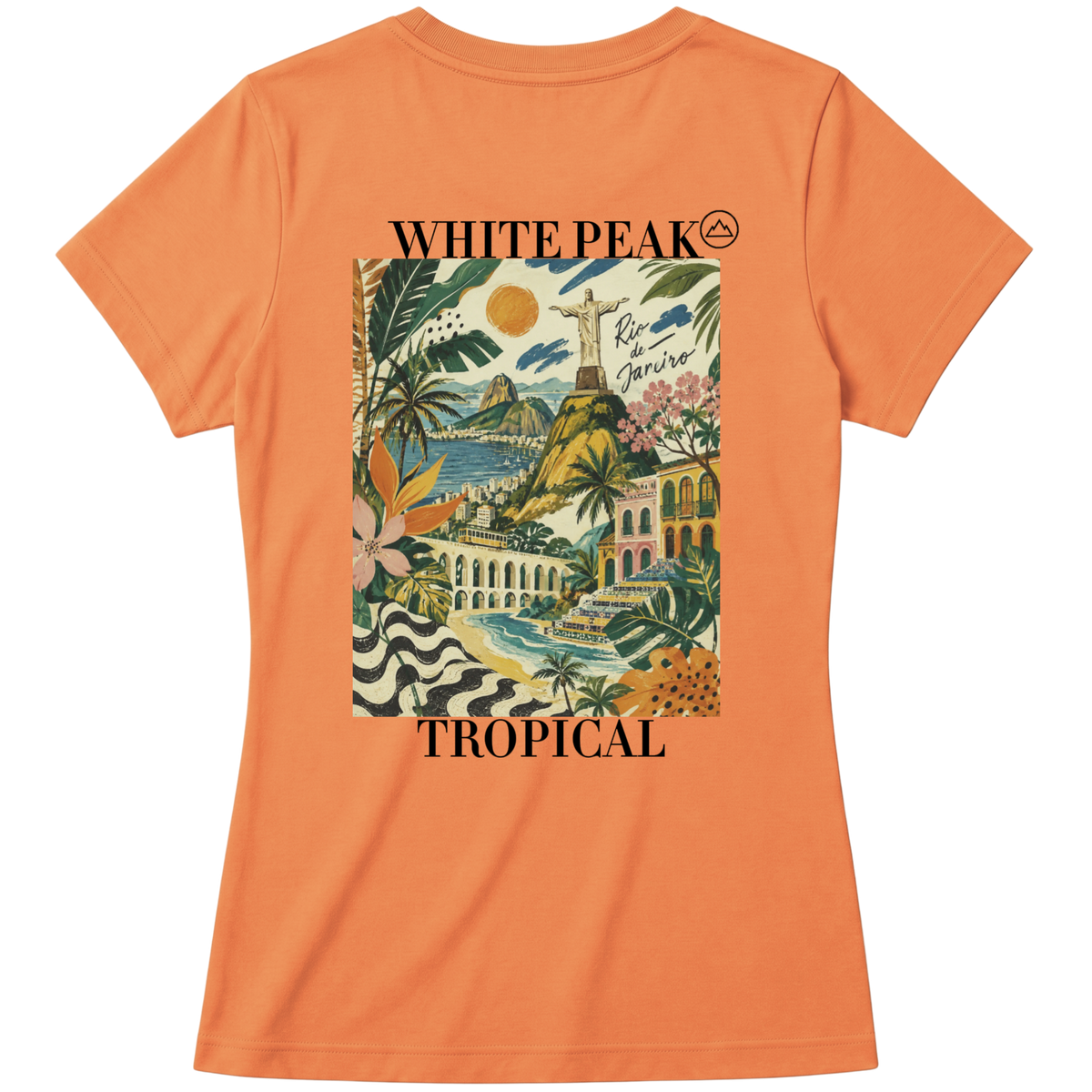 "TROPICAL" Blusa Baby Look