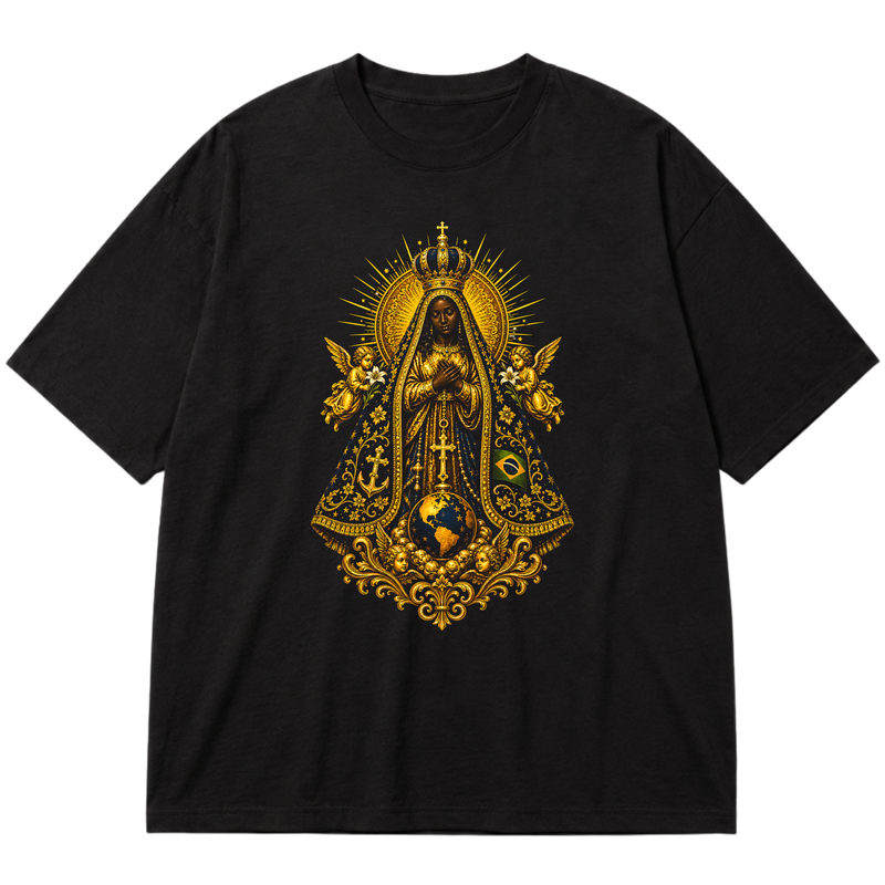 "Nossa Senhora Aparecida" Oversized Premium 96% algodão 4% Elastano