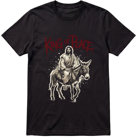 "Produto #004 Camisa Regular KING OF PEACE" Camiseta Premium Unissex Bunker Studios