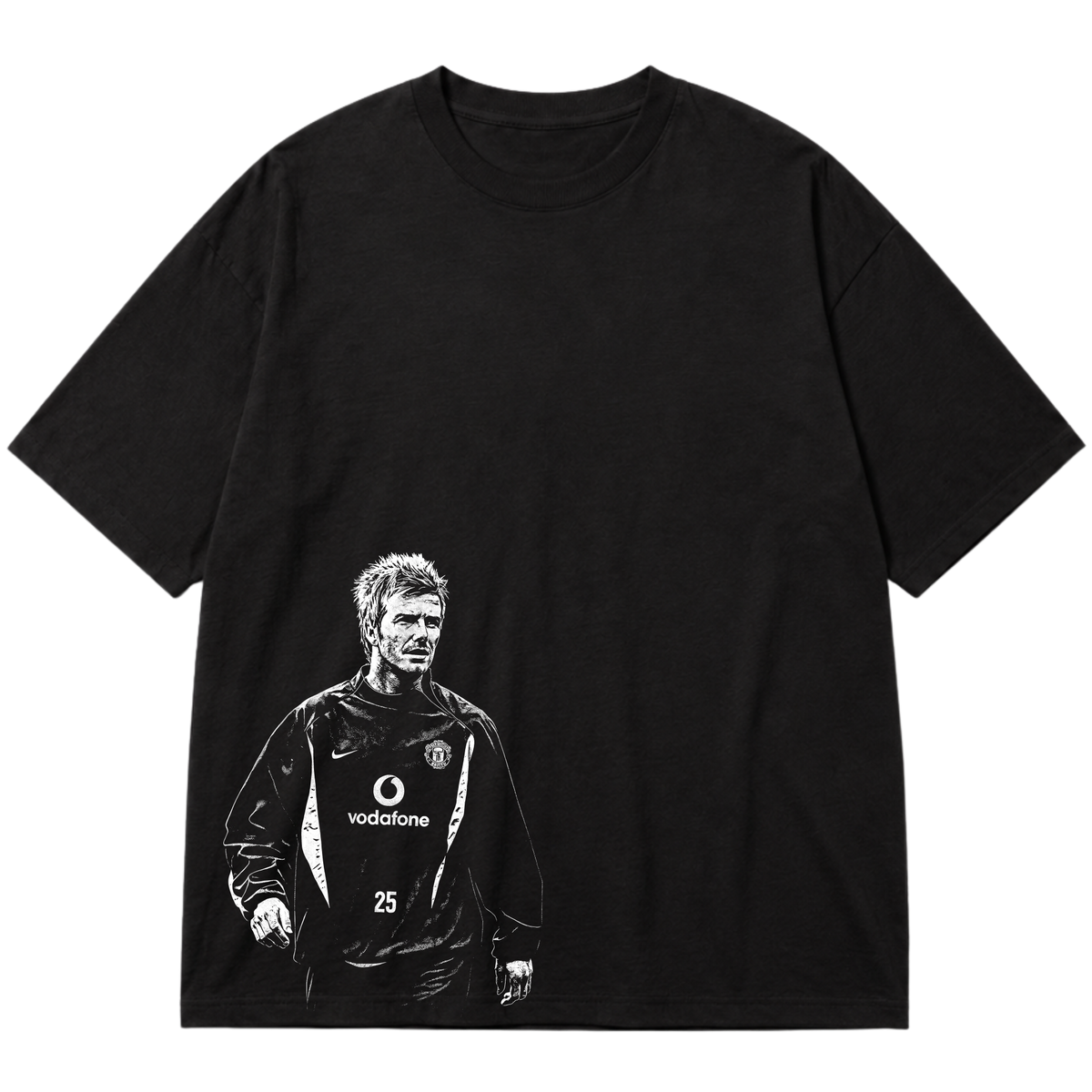 "Ícone dos gramados, eternizado no streetwear." Oversized Premium 96% algodão 4% Elastano